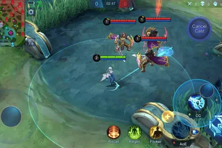Multiple smartphone screens showing different private game server interfaces